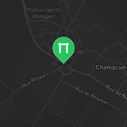 Map showing where Aires de fitness en accès libre is