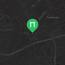 Map showing where Prague - Outdoor Gym - Smetanka Park is