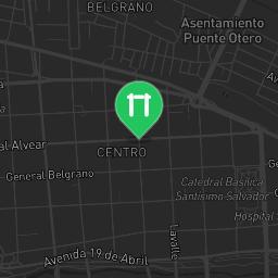 Map showing where Bodyweight Workout San Salvador de Jujuy is