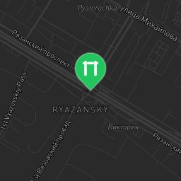 Map showing where Moscow - Aire de Fitness - Ул Михайлова is