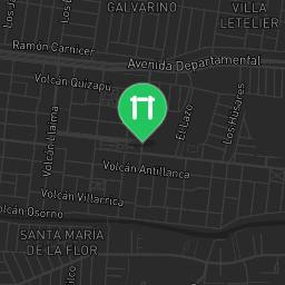Map showing where Parque de Calistenia Metro Macul is