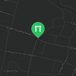 Map showing where Zaozernyy - Street Workout Park - 663960 is