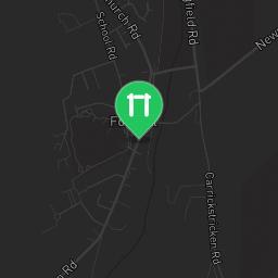 Map showing where Outdoor Gym Newry is