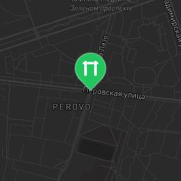 Map showing where Moscow - Street Workout Park - Перовская Улица is