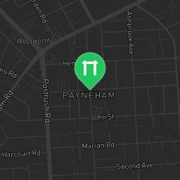 Map showing where Adelaide - Street Workout Gym - Paynham Oval Reserve is