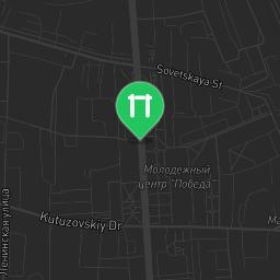 Map showing where Domodedovo - Aire de Fitness - Улица Талалихина is