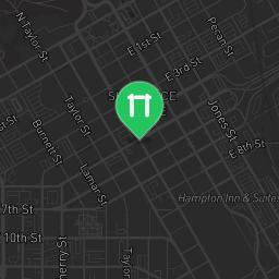 Map showing where Fort Worth (Texas) - Street Workout Park is