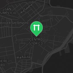 Map showing where Outdoor Gym Olbia is