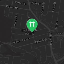 Map showing where Brisbane - Outdoor Gym - Teralba Park is