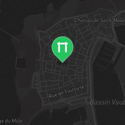 Map showing where Saint Malo - Calisthenics Park - Kenguru.Pro is