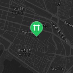 Map showing where Toulon - Fitness Trail - Promenade Henri Fabre is