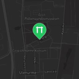 Map showing where Ülenurme - Street Workout Park - Silmapiiri Tänav is