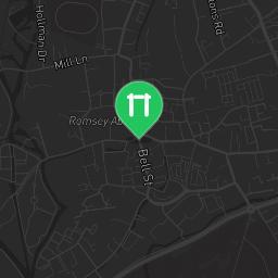 Map showing where Bodyweight workout - Romsey - Calisthenics workout is