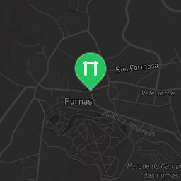 Map showing where Azores - Outdoor Gym / Exercises Stations - Furnas is