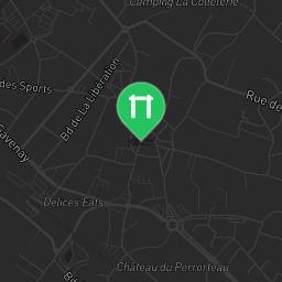 Map showing where Le Pré Petit Street Workout Park is