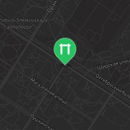 Map showing where Saint Petersburg - Street Workout Park - Улица Глинки is