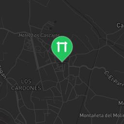 Map showing where Outdoor Gym Los Canerones is