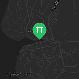 Map showing where Outdoor Fitness Praia da Angrinha is