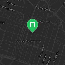 Map showing where Bodyweight fitness - Hässleholm - Calisthenics workout is