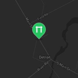 Map showing where Outdoor Gym Detroit is
