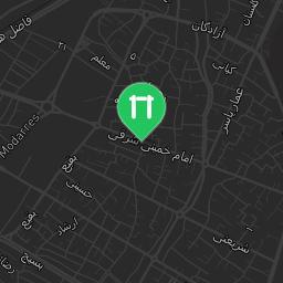 Map showing where Bodyweight training - Falavarjan - Calisthenics workout is