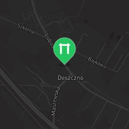Map showing where Outdoor Fitness Deszczno is