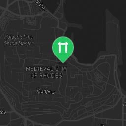 Map showing where Outdoor Gym Rhodes is