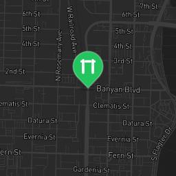 Map showing where Bodyweight fitness - West Palm Beach - Calisthenics workout is