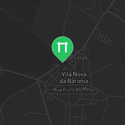 Map showing where Outdoor Gym Vila Nova da Baronia is