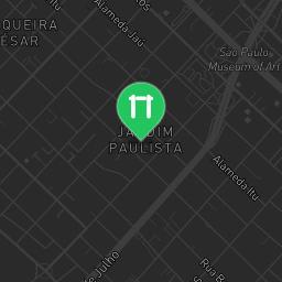 Map showing where São Paulo - Outdoor Pull Up Bars - Parque "Tenente Siqueira Campos" Trianon is