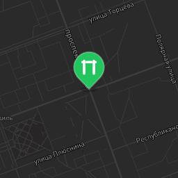 Map showing where Severodvinsk - Street Workout Park is