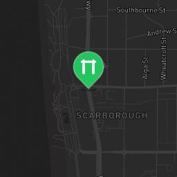 Map showing where Bodyweight gym - Perth -  - Calisthenics workout is