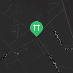Map showing where Ingodinskoe - Aire de Fitness - 672522 is