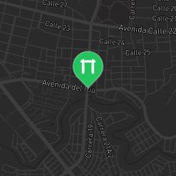 Map showing where Tigrera - Calisthenics equipment - Via de Minca is