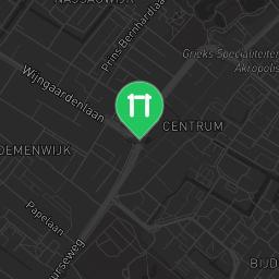 Map showing where Calisthenics Park Voorschoten  - Park Adegeestpark is