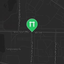 Map showing where Monchegorsk - Street Workout Park is