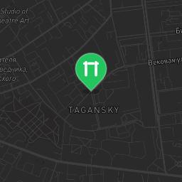 Map showing where Moscow - Aire de Fitness - Малый Николоворобинский Переулок is
