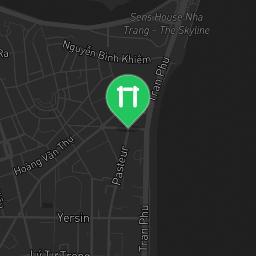 Map showing where Yersin Park street workout is