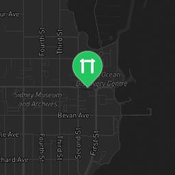 Map showing where Bodyweight gym - Sidney - Calisthenics workout is