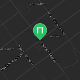 Map showing where Gorodetskoe - Street Workout Park - 242239 is