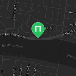 Map showing where Bodyweight Fitness Hamilton - Portside is