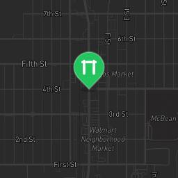 Map showing where Fitness Court 8th Street - Calisthenics Park Lincoln, IL - National Fitness Campaign is
