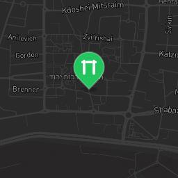 Map showing where Savyon - Outdoor Gym - HaZayit St is