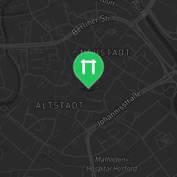 Map showing where Herford - Fitness Trail - Tierpark is