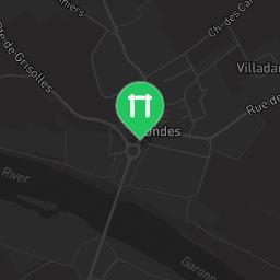 Map showing where Public gym park - Ondes - Calisthenics workout is