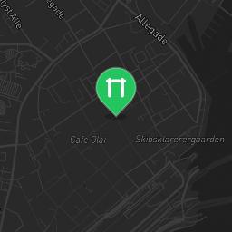 Map showing where Helsingør - Calisthenics Equipment Multiparken is