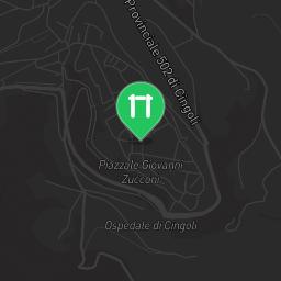 Map showing where Cingoli - Calisthenics Park - Parco urbano giardini is