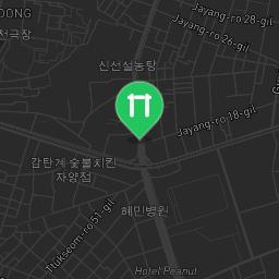 Map showing where Seoul - Calisthenics Park - Guui3-dong is