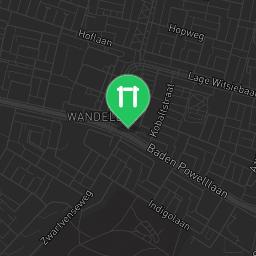 Map showing where Tilburg - Outdoor Fitness Trail - De Oude Warande is