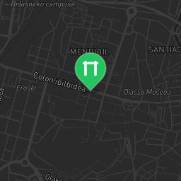 Map showing where Bodyweight training - Irun - - Calisthenics workout is
